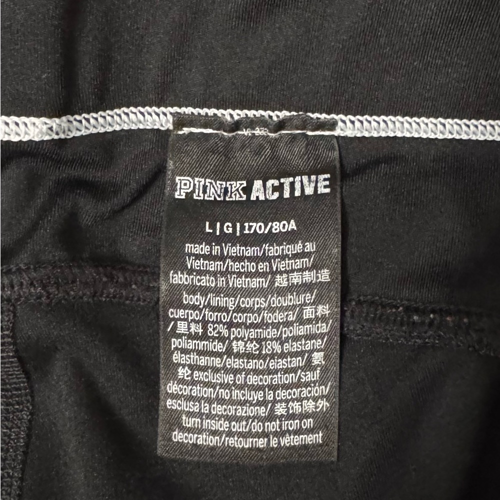 PINK Victoria's Secret Black Active Leggings